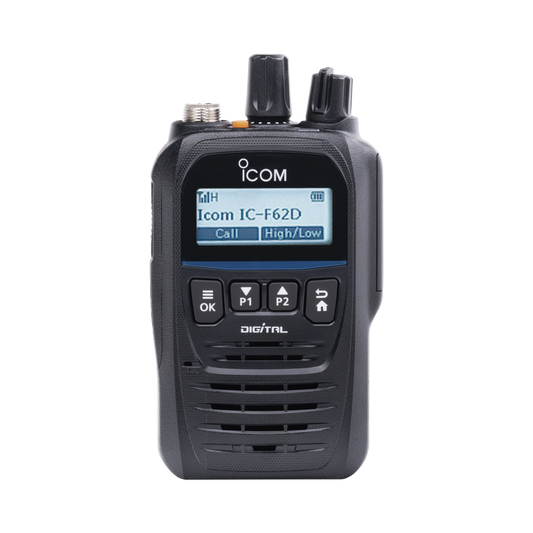Radio ICOM Digital Intrínsecamente Seguro con pantalla UHF