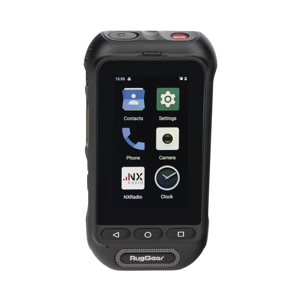 Radio POC RugGear RG360 plataforma NXRadio de 1 año incluida