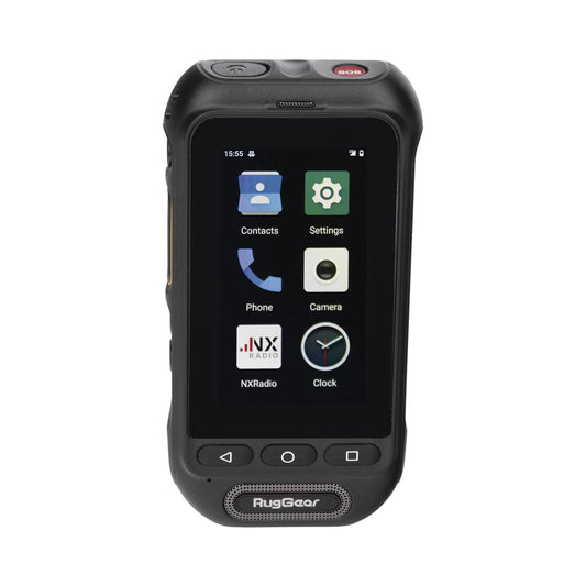 Radio POC RugGear RG360 plataforma NXRadio de 1 año incluida
