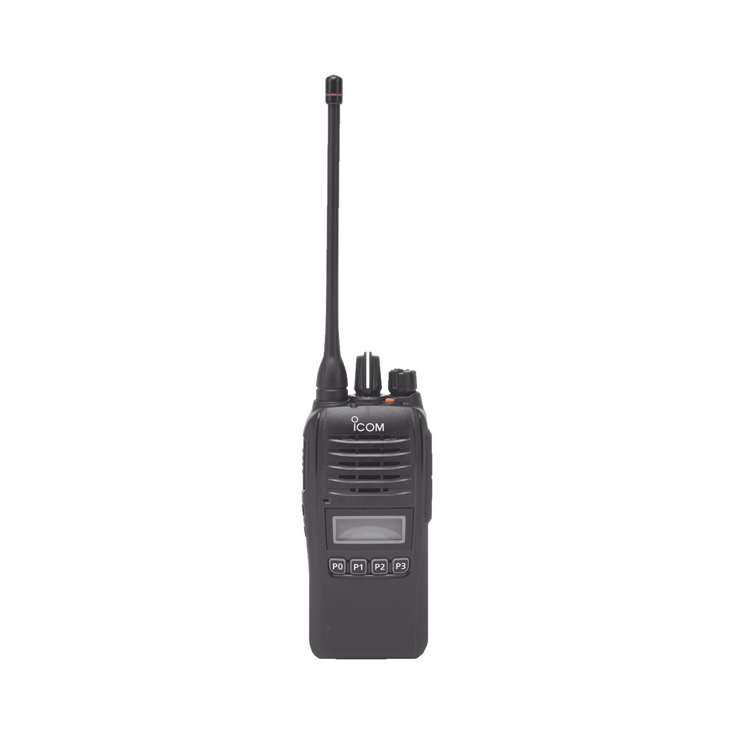 Radio digital NXDN en la banda de UHF, rango de frecuencia 400-470MHz, sumergible IP67, analógico y digital, opera en sistemas trunking y convencional, 4W de potencia.