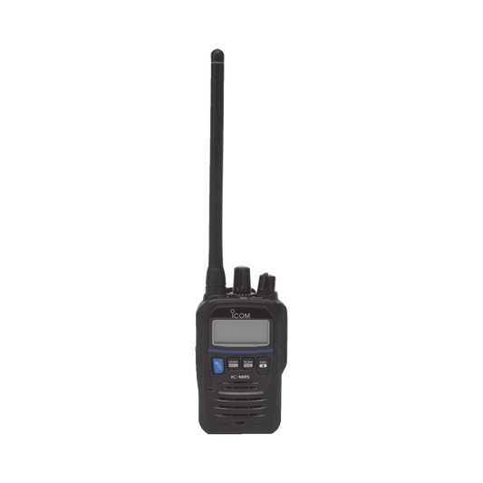 Radio marino Portátil Icom IC-M85UL, Intrínsicamente Seguro, 5 W de Potencia de RF