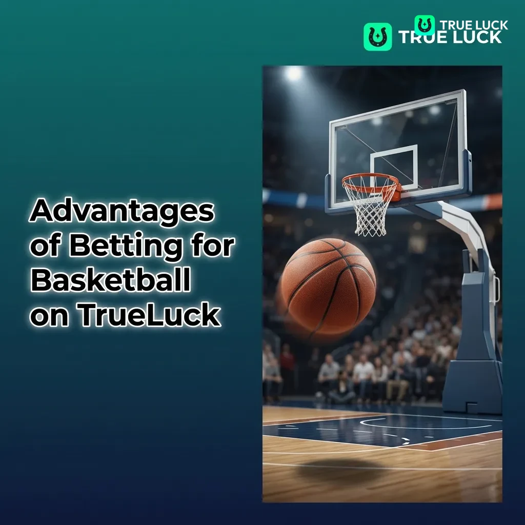 TrueLuck basketball betting platform interface showing live odds, statistics, and mobile app features for NBA games