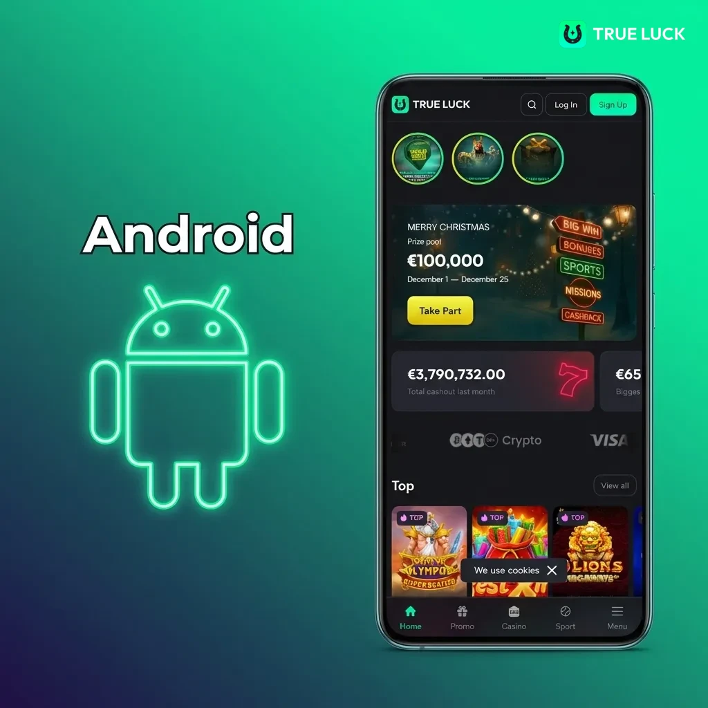 Android app installation guide showing download button and step-by-step setup instructions for devices version 6.0+