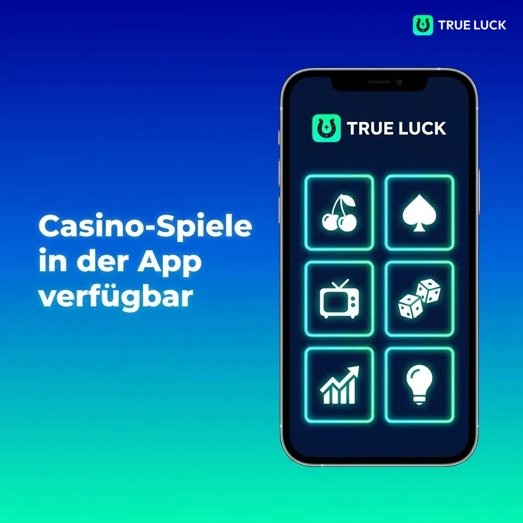 TrueLuck PWA with 3,000+ casino games including slots, live dealer games, jackpots, and table games from top providers