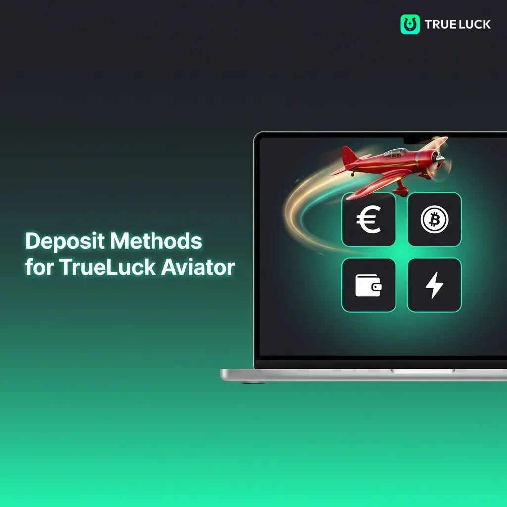 TrueLuck Aviator deposit methods including cards, digital wallets, crypto, and bank transfers for Irish players.