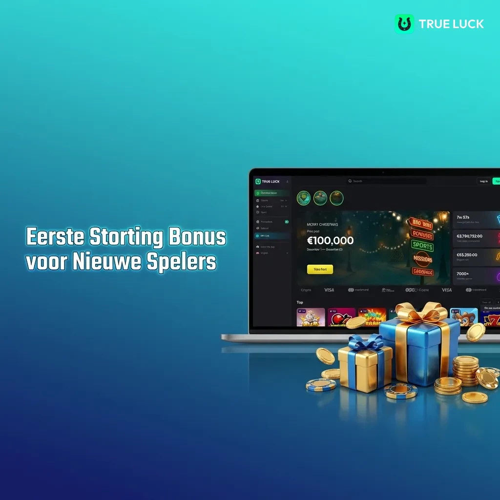 First deposit bonus welcome package showing 250% casino bonus up to €4,000 with 175 free spins and sports betting offer