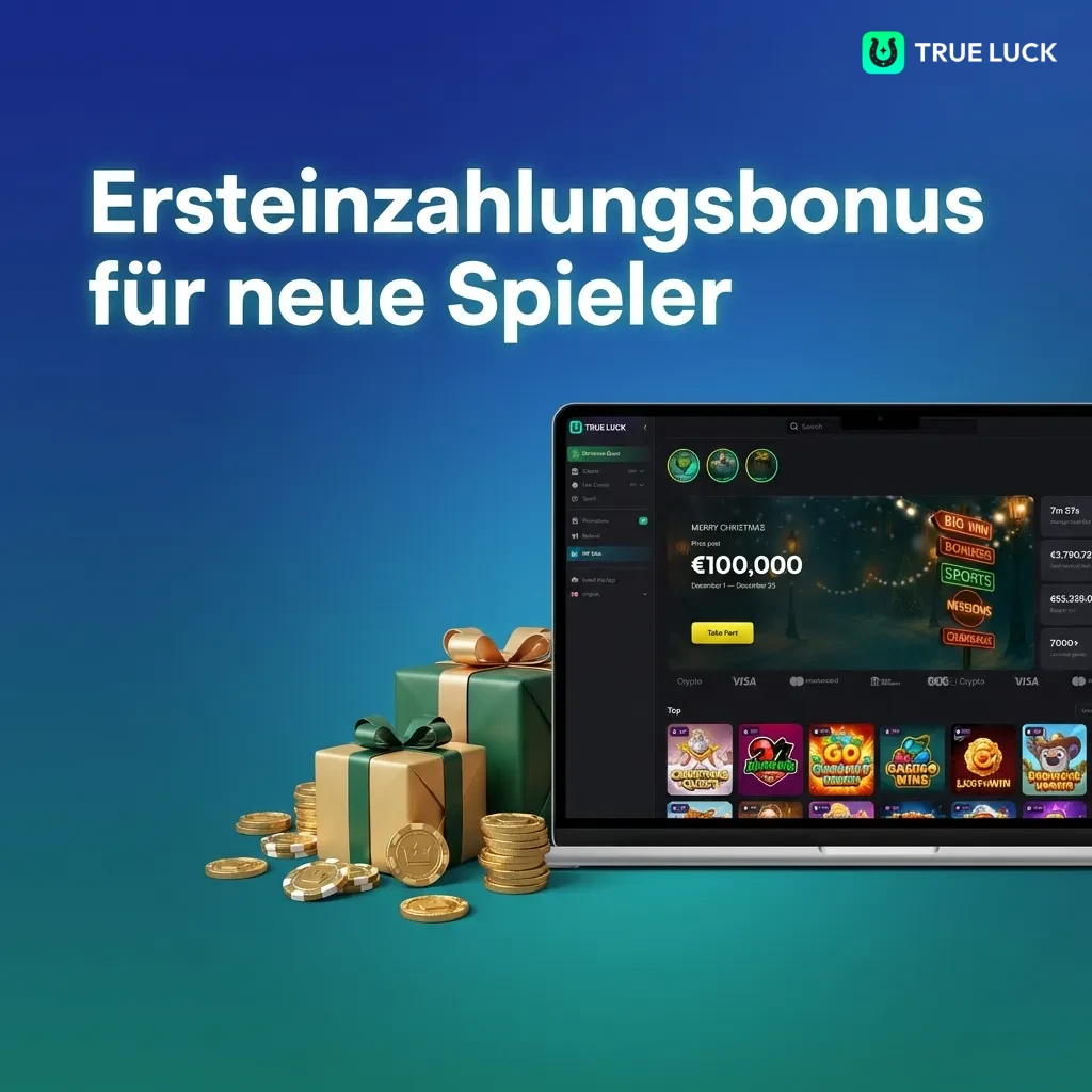 Willkommensbonus für neue Spieler mit Bonusgeld und Freispielen für Casino und Sportwetten
