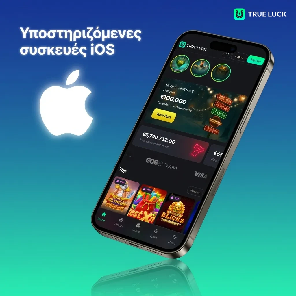 List of supported iOS devices for TrueLuck app, including iPhone 14, 13, 12, 11 models and various iPad versions.