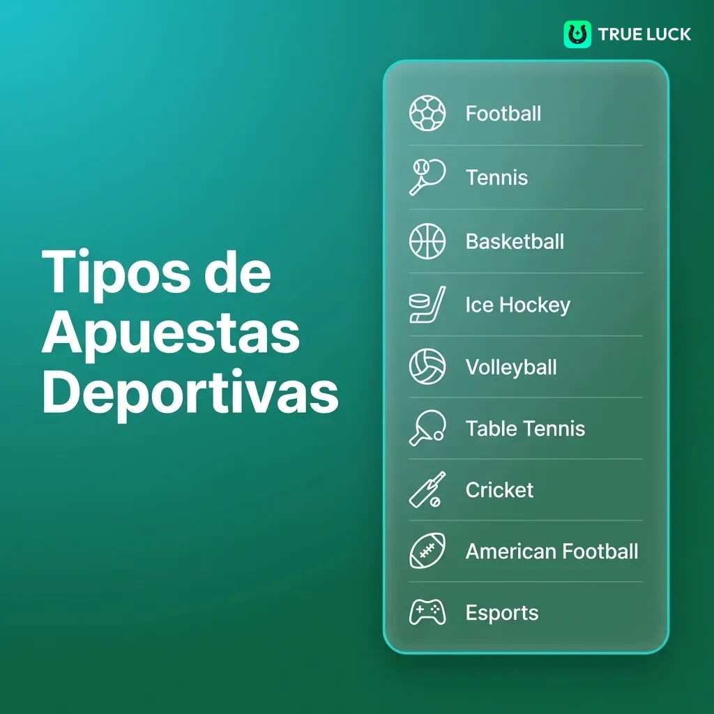 Sports betting options interface showing football, basketball, tennis, and other sports with live odds and markets