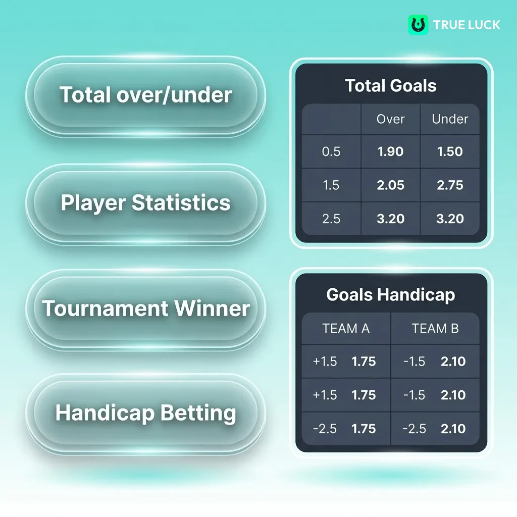 Diagram showing three betting types: Simple (single bet), Combinada (multiple bets), and Sistema (system bets) with risk levels.