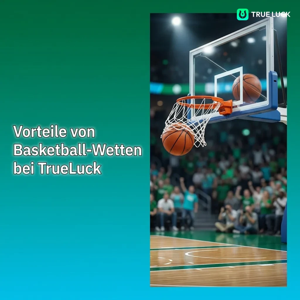 Basketball-Wetten bei TrueLuck: NBA, EuroLeague, Live-Wetten, Handicap-Märkte, mobile App und deutscher Support