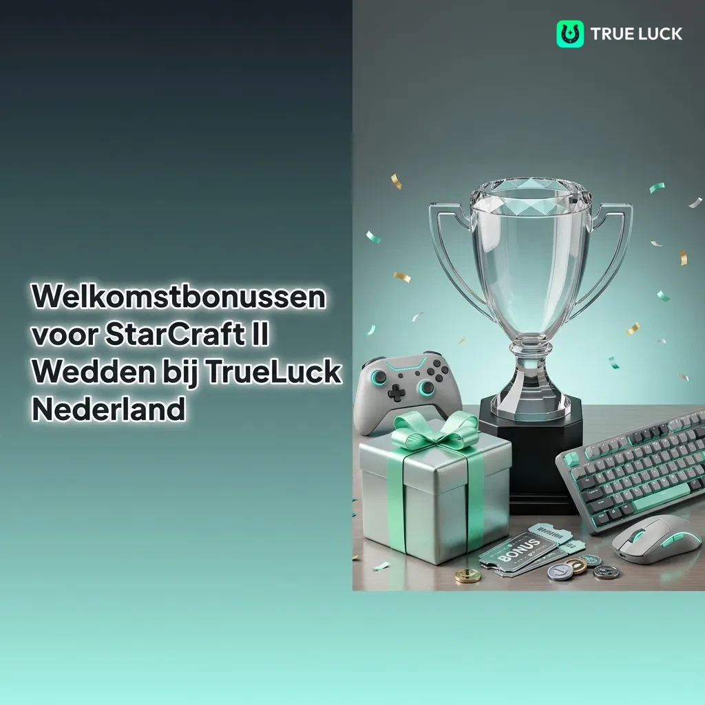 TrueLuck Nederland welkomstbonus voor StarCraft II wedden met sportbonus tot €300 en registratiestappen