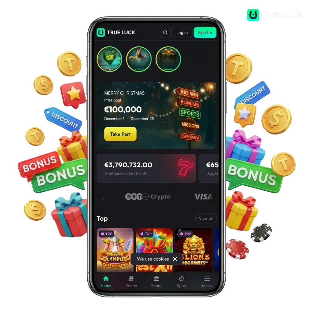 TrueLuck Casino Willkommensbonus: Bis zu 4.000€ plus 175 Freispiele für Slots, Live-Casino und Sportwetten in Deutschland